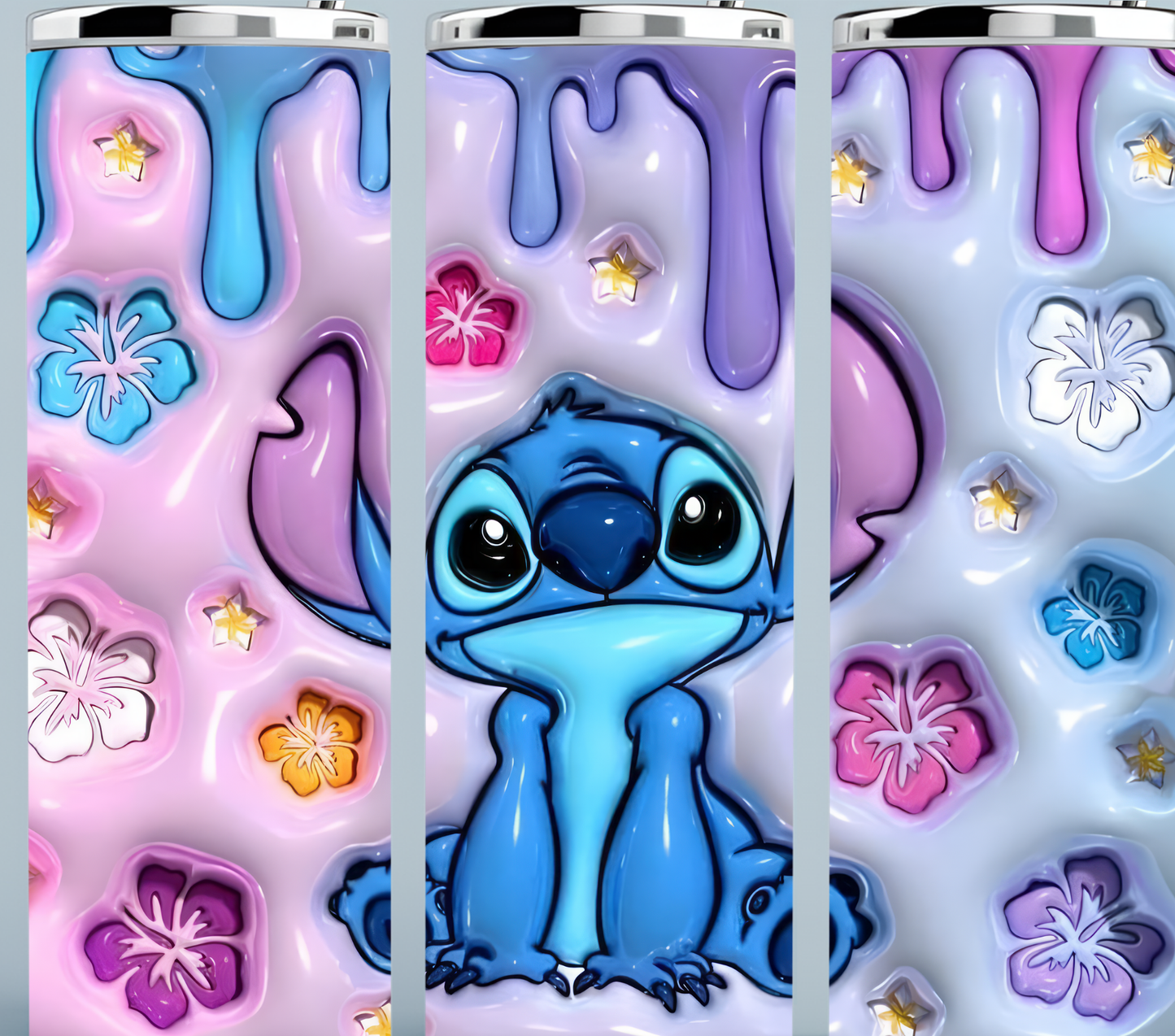 Stitch 3D Inflated tumbler