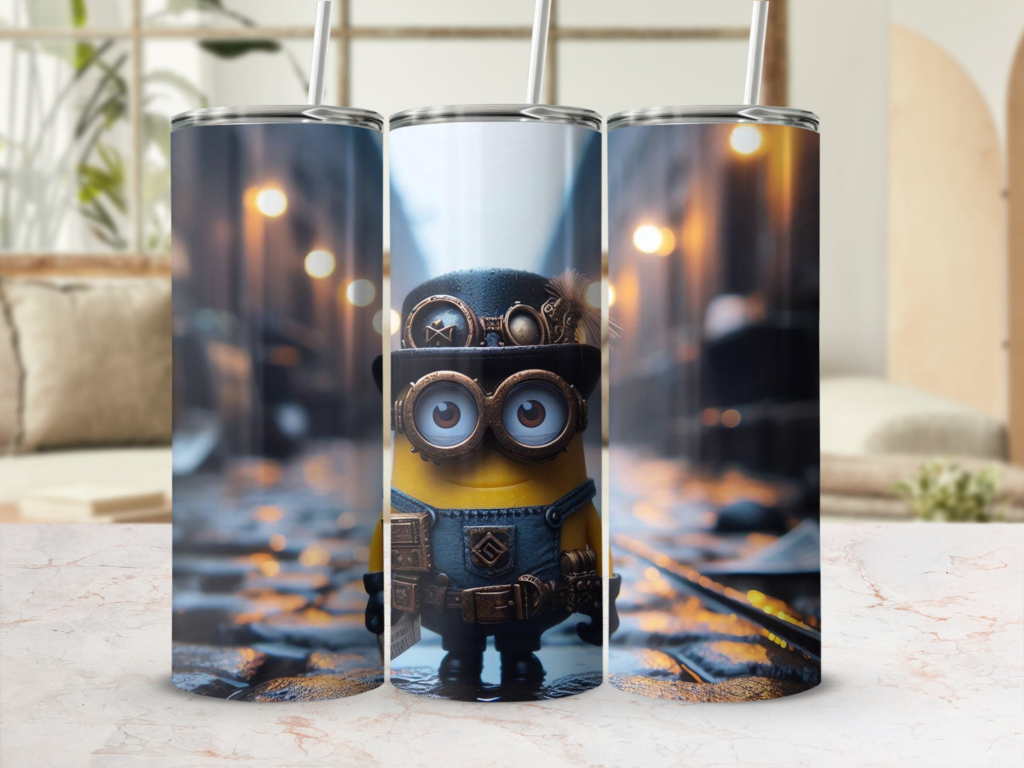 Cute Steampunk Character Art Design Tumbler
