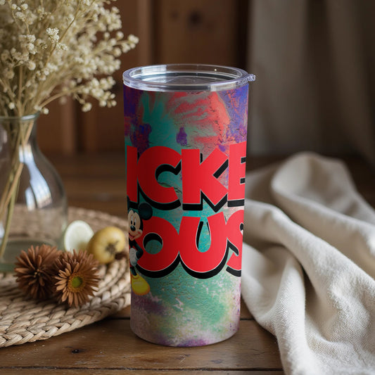Colorful Mickey Mouse Themed Tumbler For Disney Fans