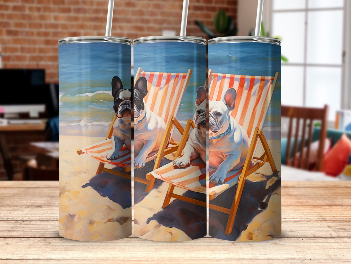 French Bulldogs Beach Chairs Ocean Waves Sand product type
French Bulldog
Beach Design
Ocean Art
Dog Lover
Summer Dog
Pet Portrait
Canine Art
Vacation Theme
Beach Scene
Cute Dogs
Animal Print
Frenchie Gift
Dog Mom
Dog Dad
Unique Pet
Adorable Dog
Beach Day
Ocean Waves
Sand Beach
Artistic Dog