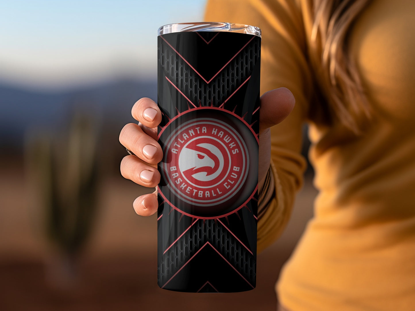 Atlanta Hawks Basketball Club Team Logo Design Tumblers