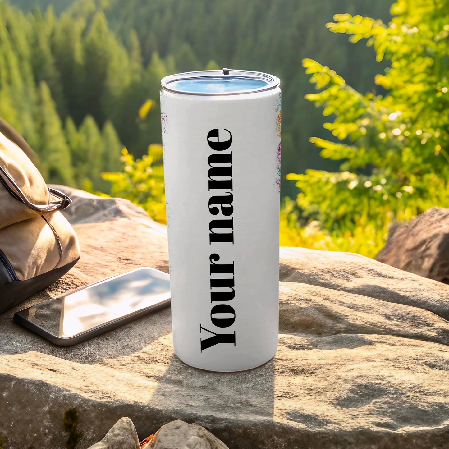 Personalized Outdoor Travel Tumbler with Custom Name
