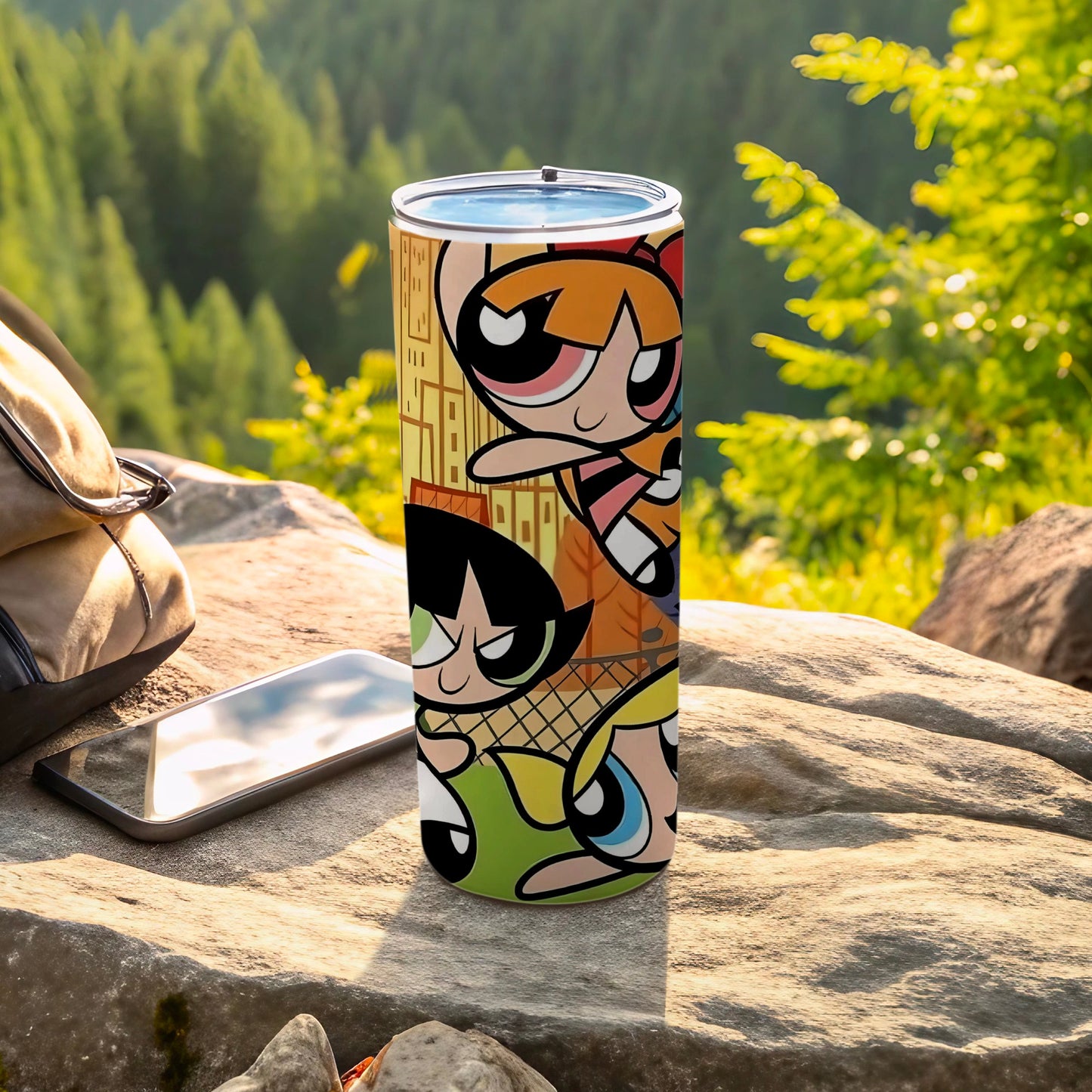 Colorful Cartoon Character Travel Tumbler for Kids