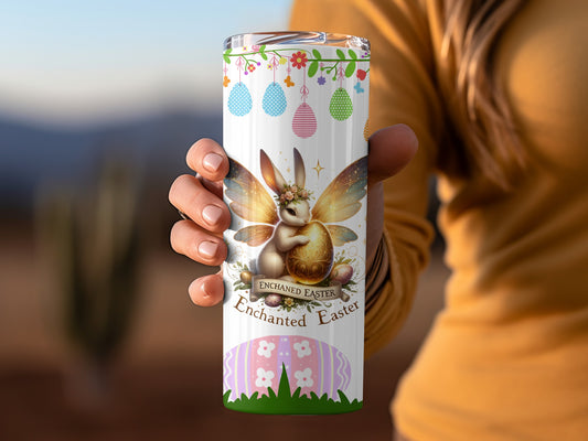 Enchanted Easter Bunny Themed Springtime Decor Item