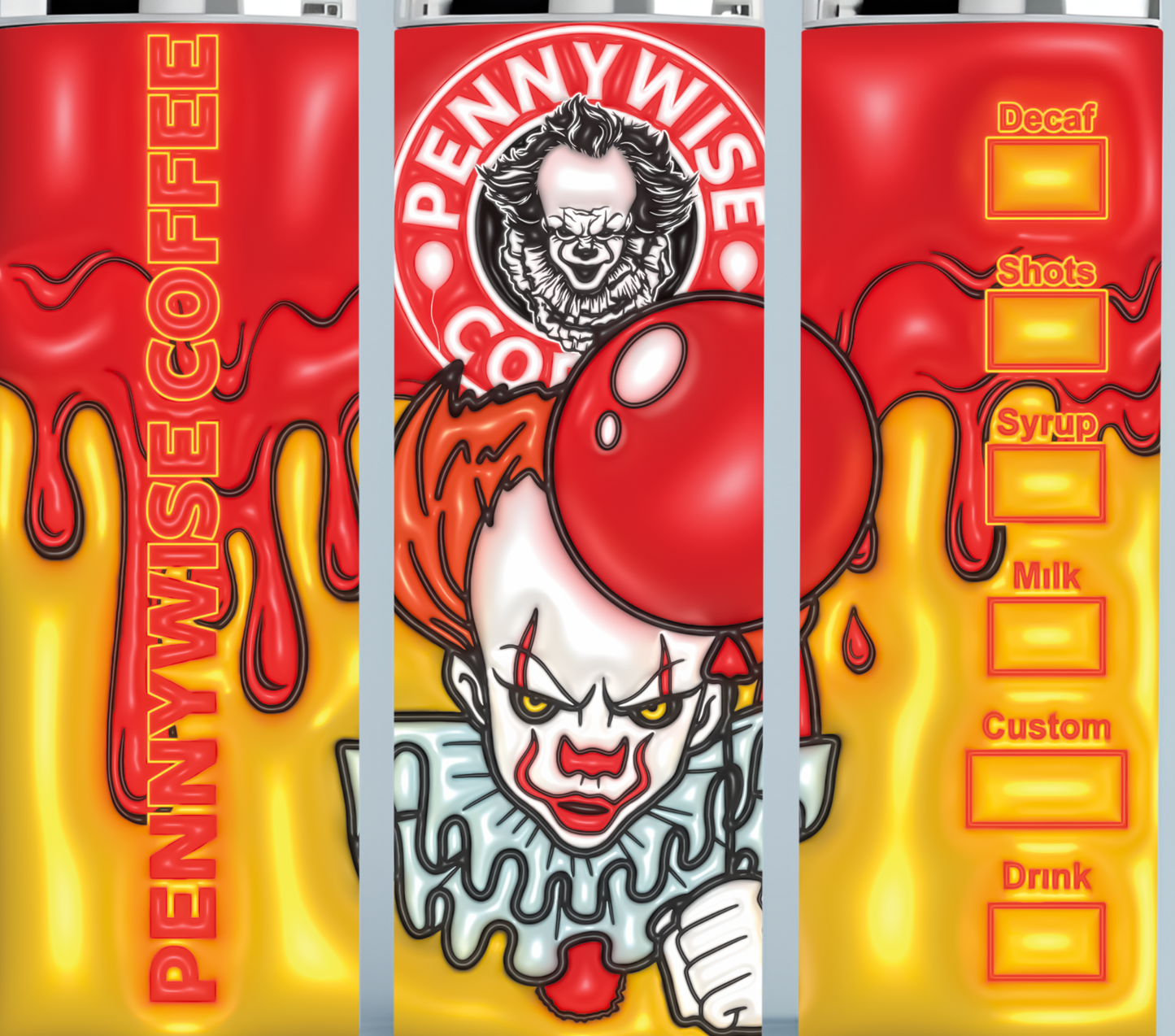 Pennywise Coffee Starbucks tumbler