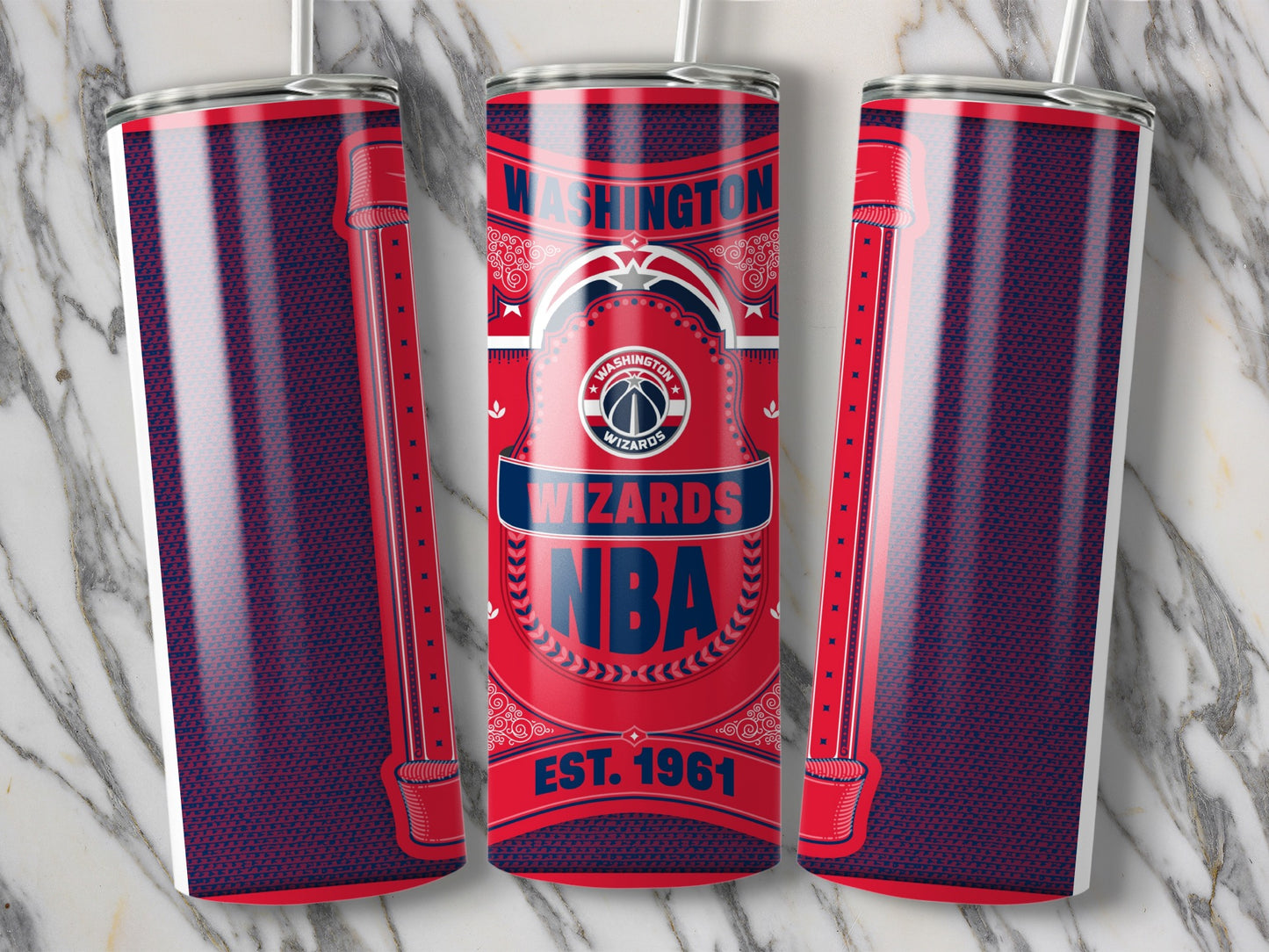 Washington Wizards NBA Established 1961 Patriotic Tumbler