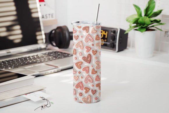 3D Inflated Valentine's Tumbler