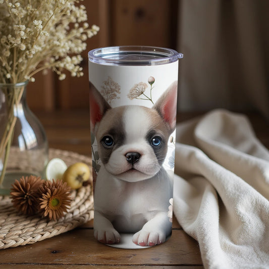 Adorable French Bulldog Insulated Tumbler Product