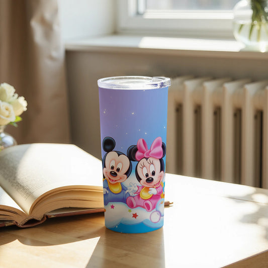 Adorable Disney Characters Travel Tumbler for Kids