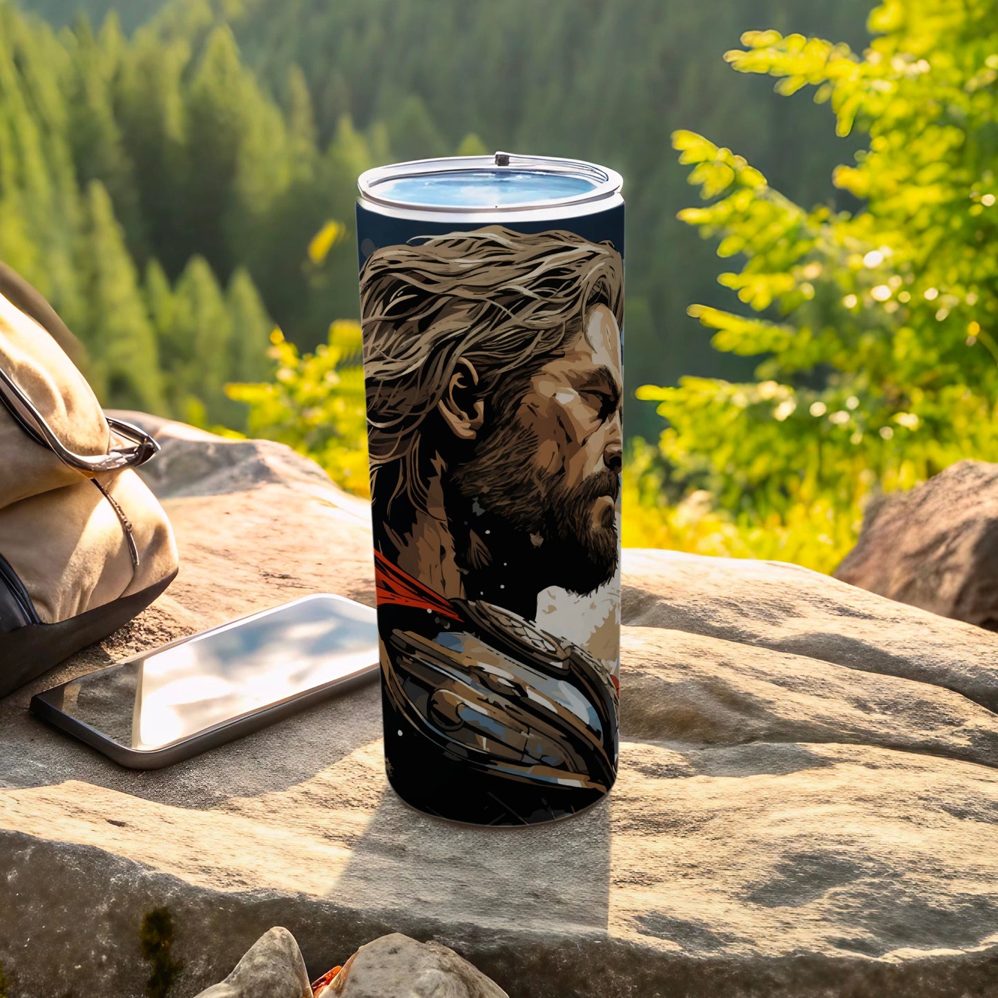 Epic Warrior Stainless Steel Travel Tumbler Cup 20oz