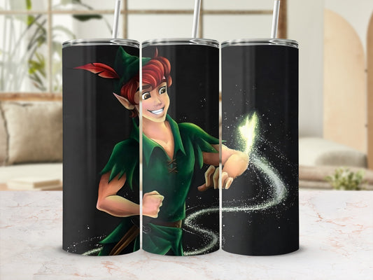Magic Forest Character Tumbler with Glittering Sparkle