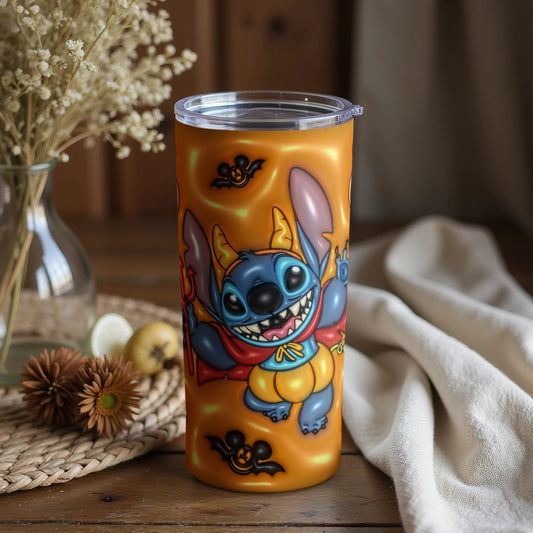 Adorable Alien Character Orange Travel Mug Product