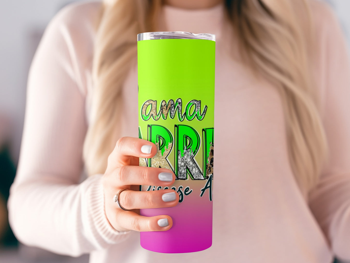 Mama Bear Choose Alpha Animal Themed Tumbler