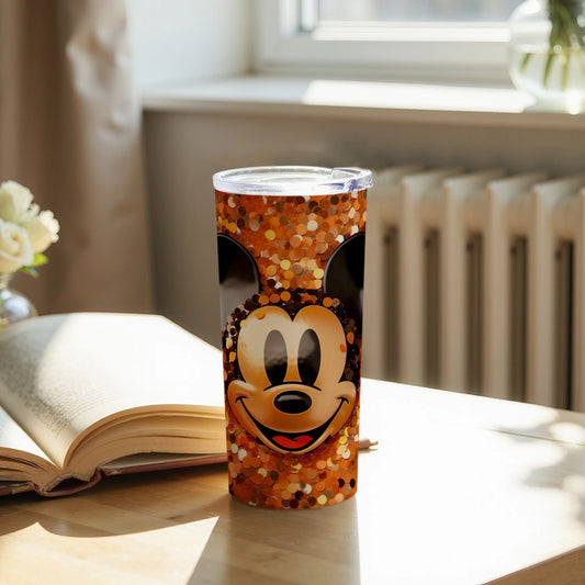 Mickey Mouse Face Patterned Tumbler for Coffee Lovers