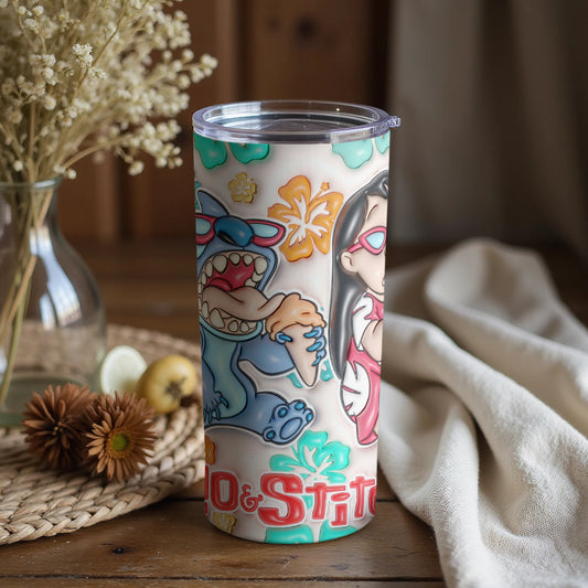 Colorful Cartoon Characters Design Tumbler for Fun and Style