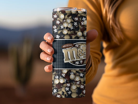 New Orleans M&Ms Design Winning Size for your Tumblers
