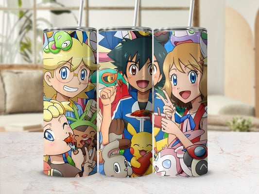 Colorful Animated Character Design Tumbler Cup