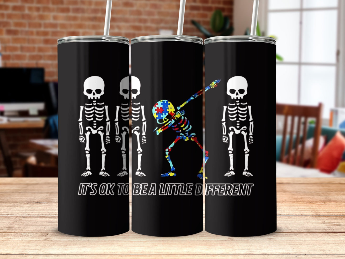 It's Ok To Be a Little Different tumbler