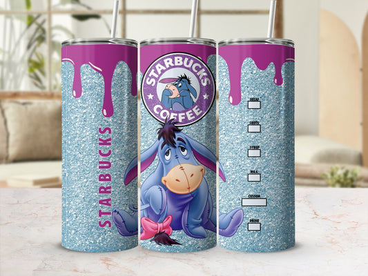 Starbucks Coffee Eeyore Design Customized Tumbler