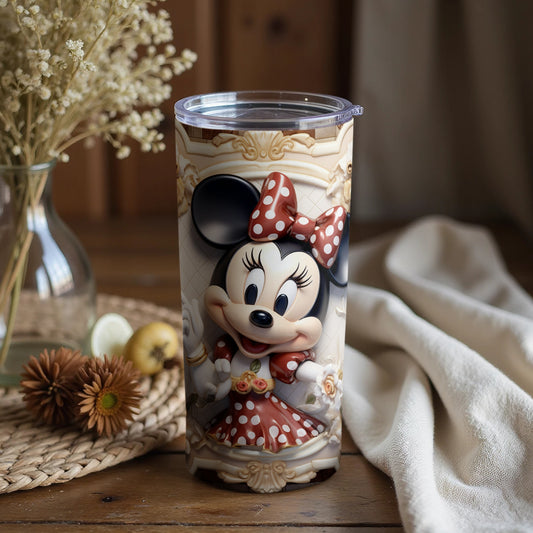 Minnie Mouse Design Insulated Tumbler Cup