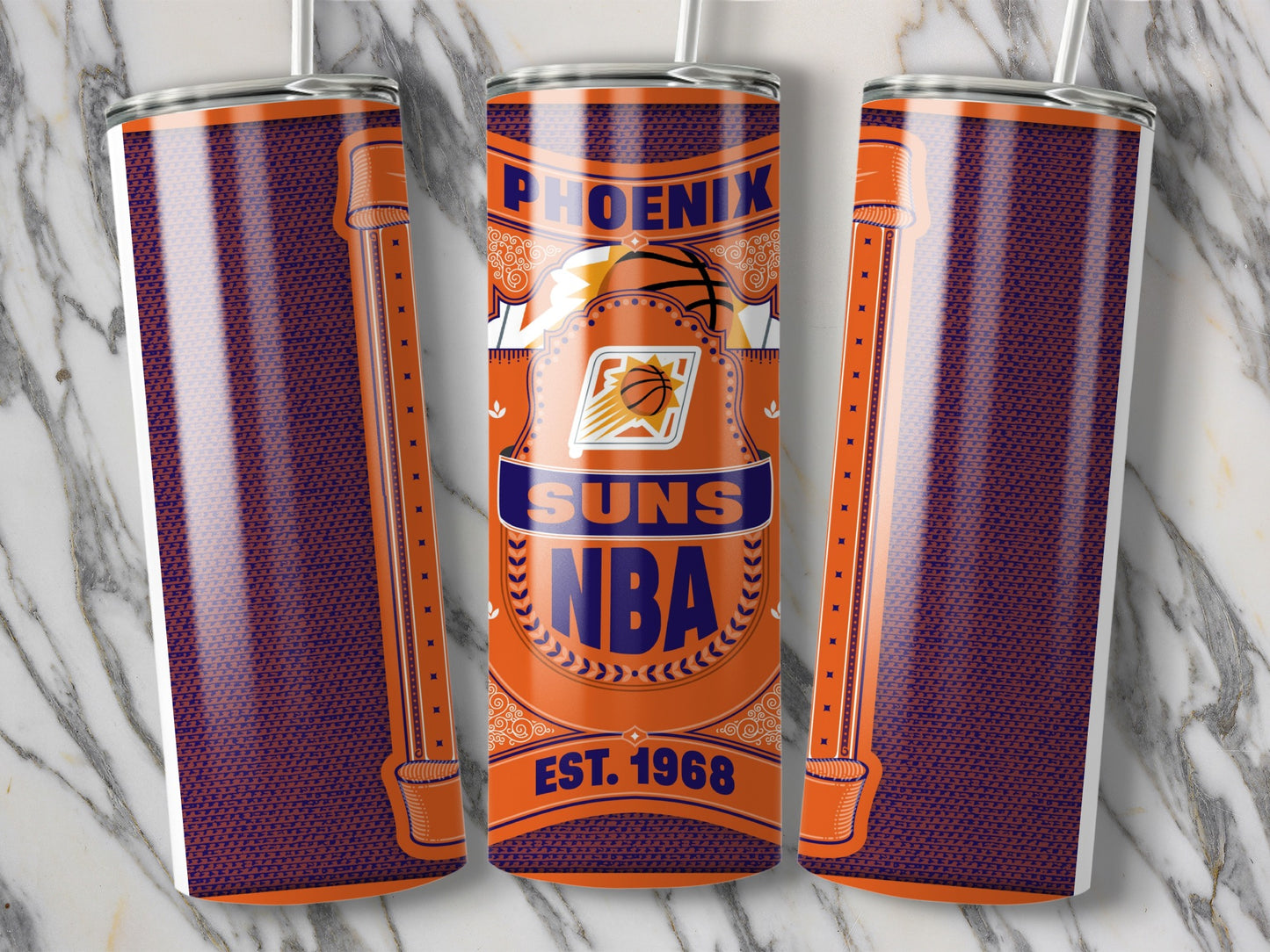 Phoenix Suns NBA Established 1968 Basketball Team Tumbler