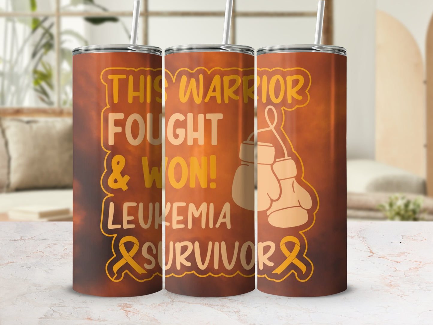 This Warrior Fought & Won Leukemia Survivor Tumbler