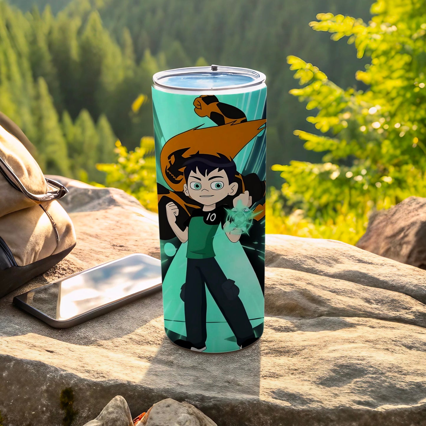 Ben 10 Themed Insulated Tumbler with Lid