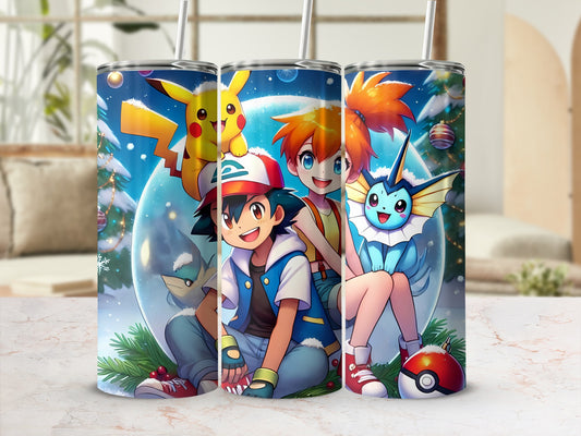 Colorful Anime Characters Design Tumbler Cup