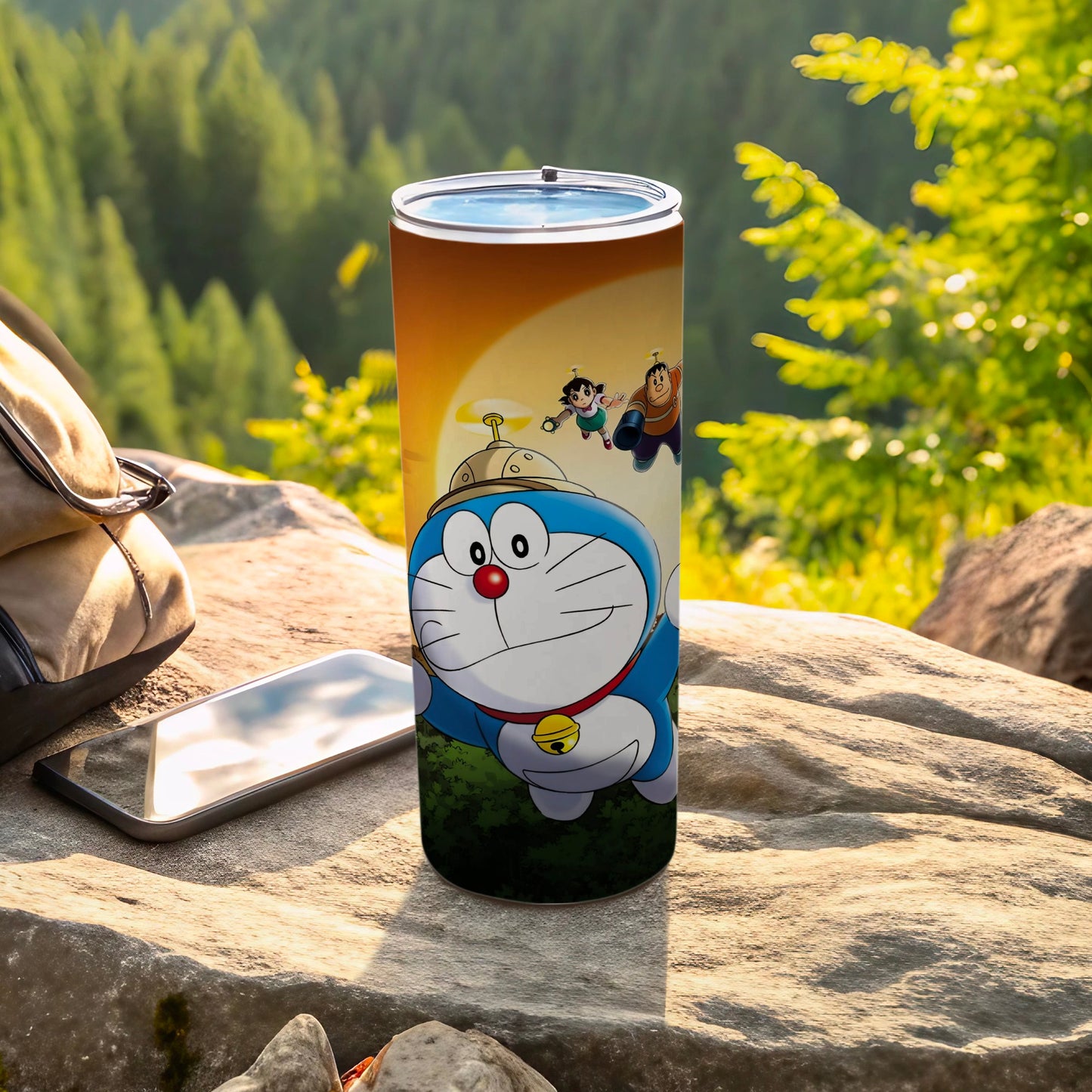 Fun Cartoon Character Insulated Water Bottle Tumbler