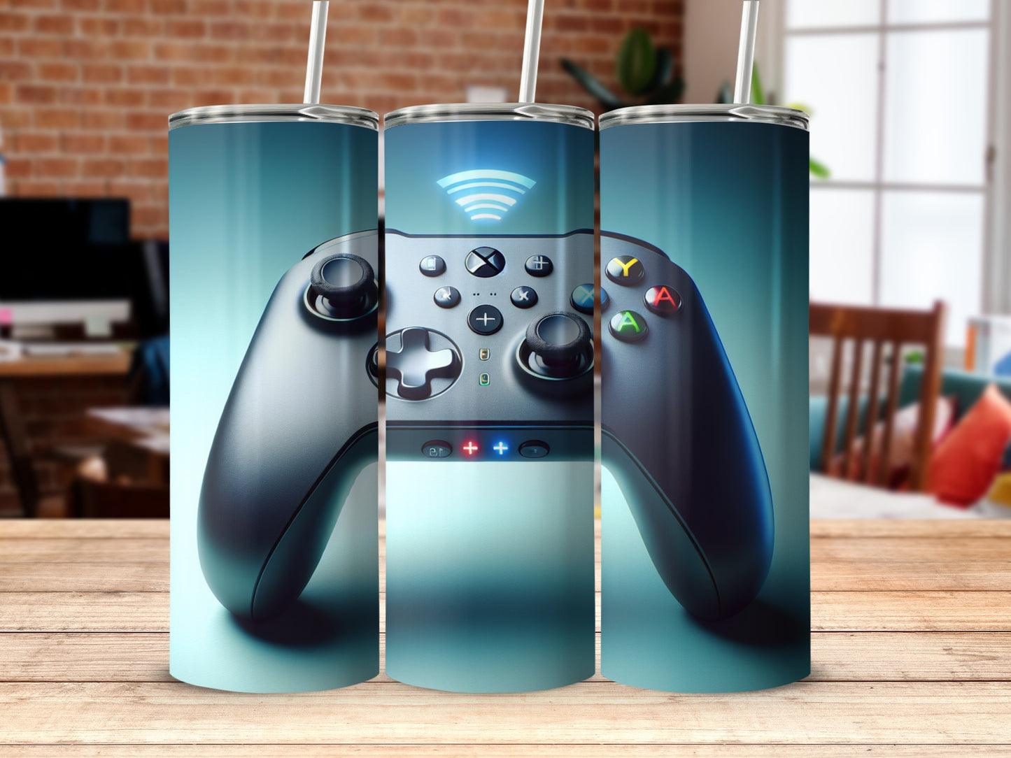 Gaming Controller Wireless Charger Tumbler Accessory