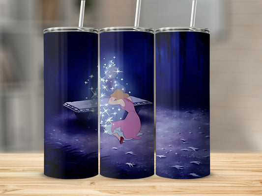 Fairy Tale Inspired Magical Starry Scene Tumbler