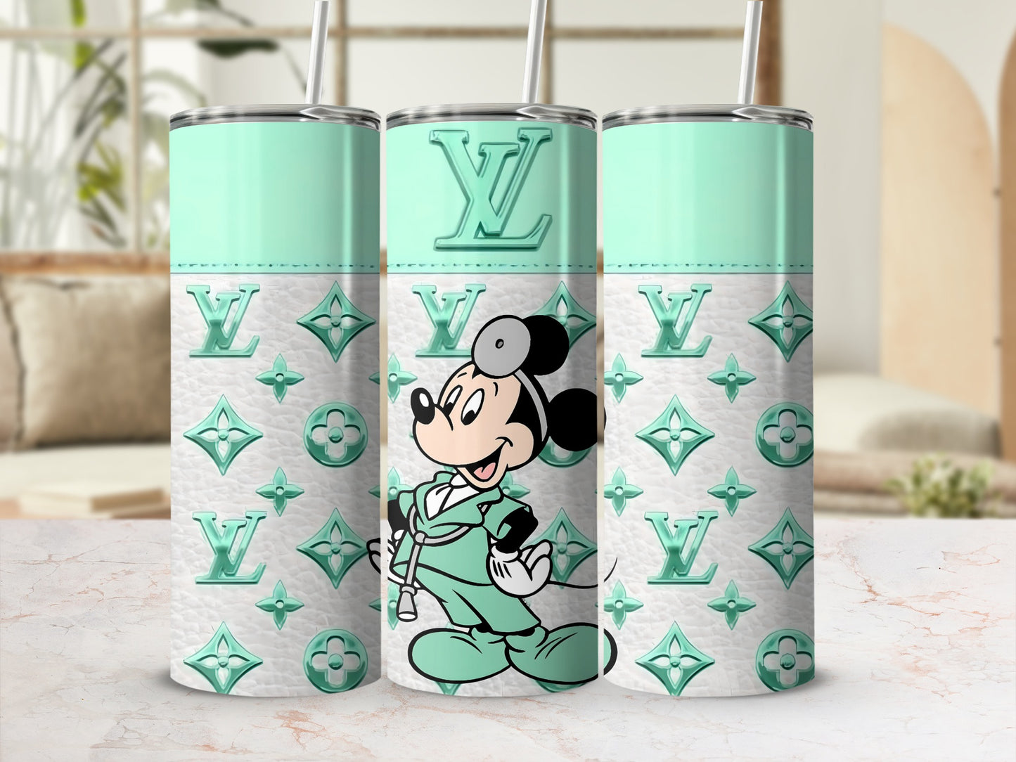 Designer Tumbler Featuring Iconic Character Artwork