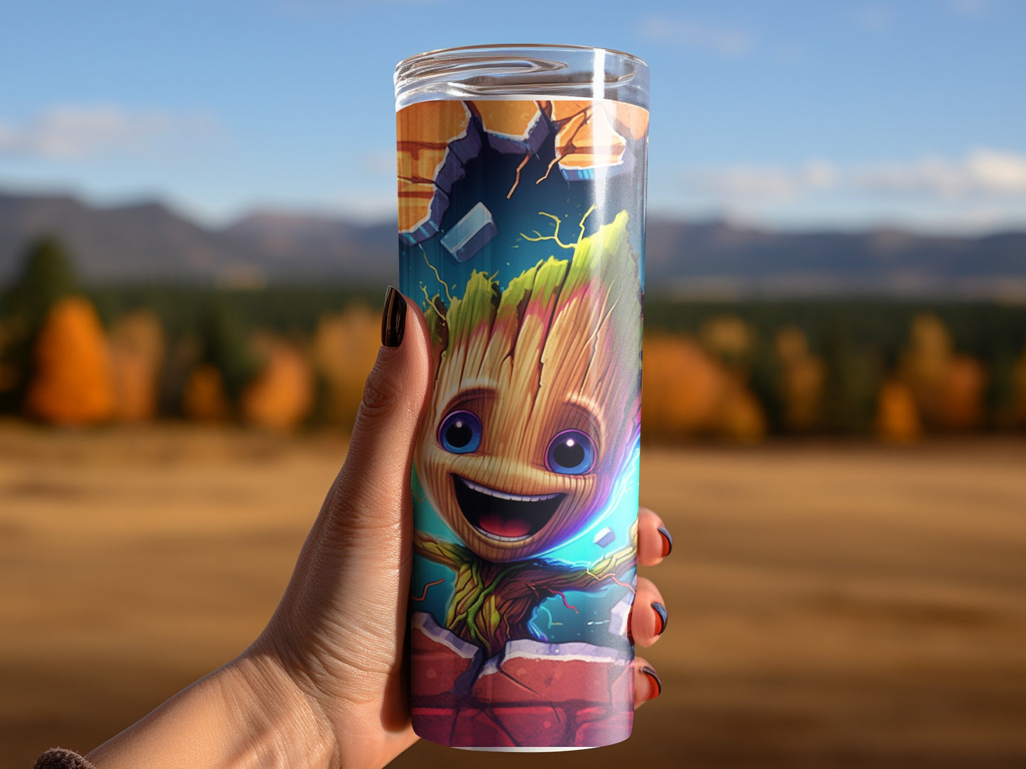 Adorable Character Printed Tumbler Perfect for Beverages