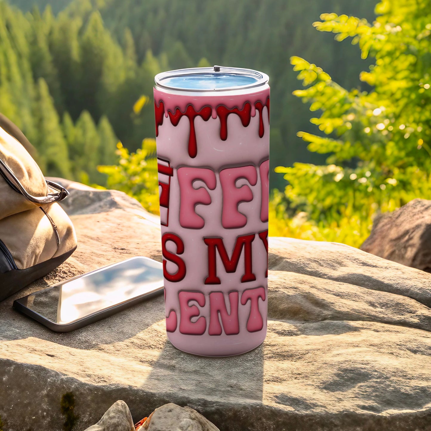 Pink Drip Coffee Is My Valentine Tumbler product type