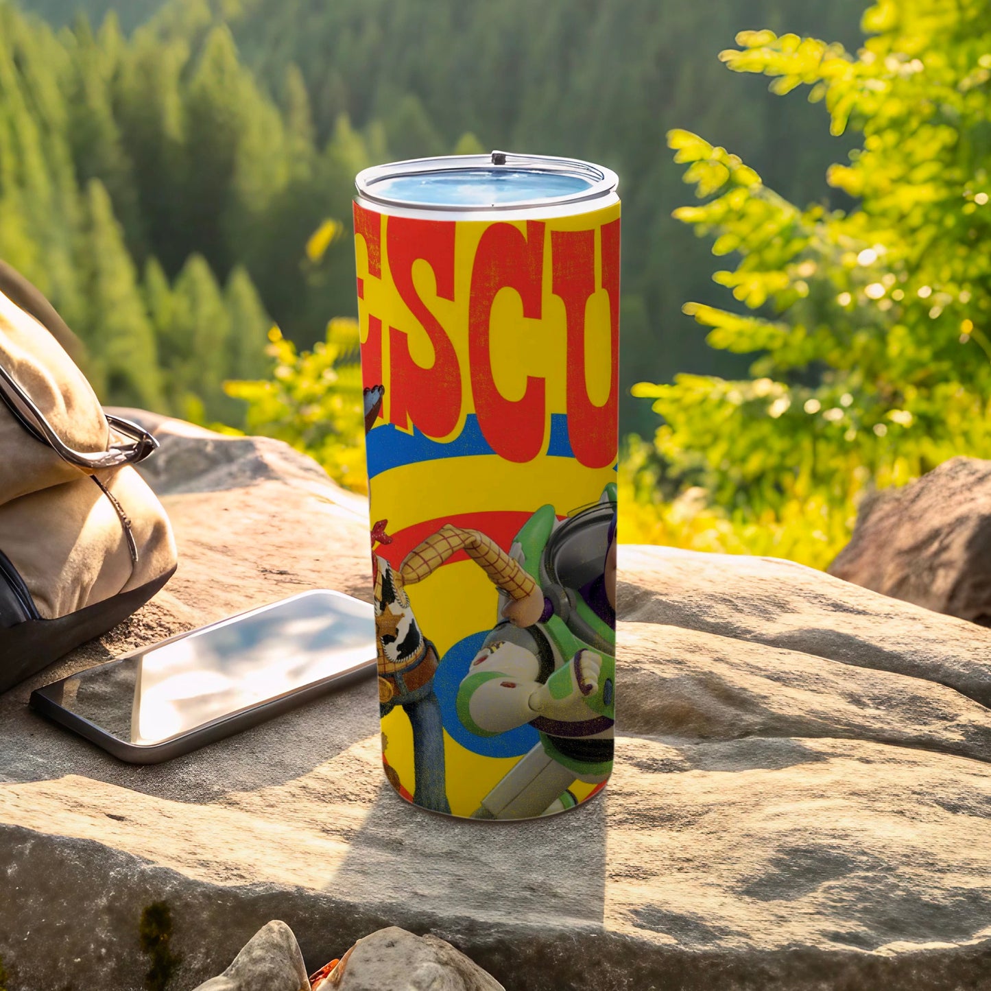 Colorful Animated Characters Drink Tumbler Designing
