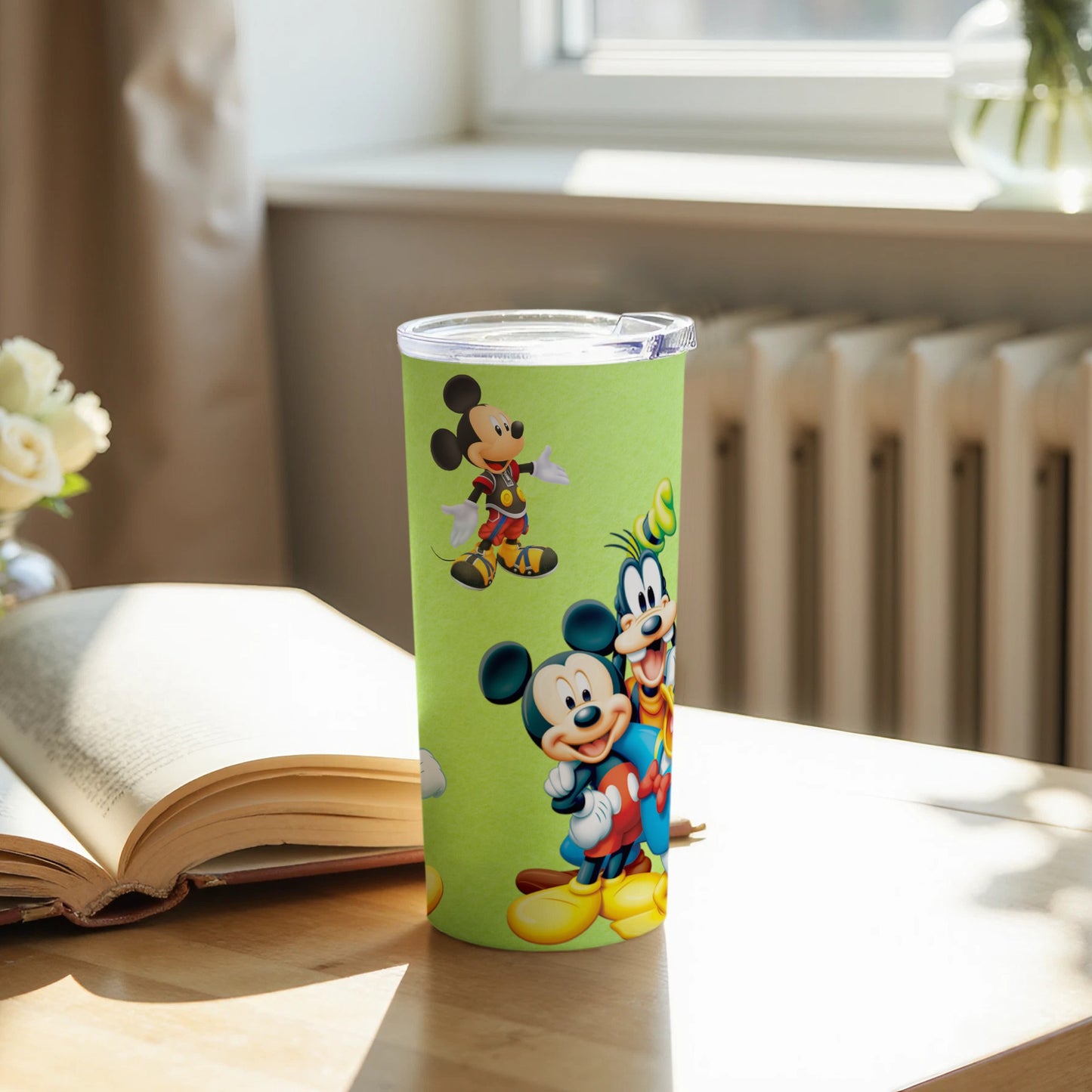 Cartoon Characters Family Design Tumbler