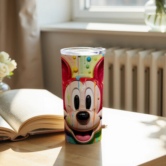 Colorful Character Tumbler with Playful Design