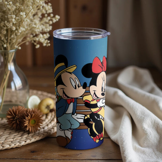 Mickey and Minnie Mouse Tumbler Colorful Design