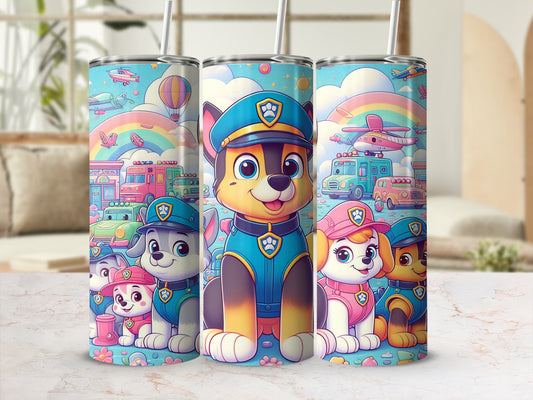 Colorful Cartoon Character Design Insulated Tumbler