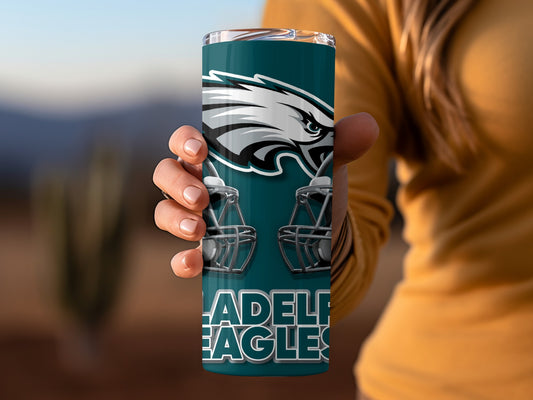 Go Birds Philadelphia Eagles Football Helmets Tumblers