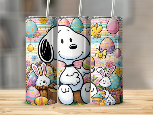 Snoopy Easter Bunnies Eggs Springtime Stripes colorful product type
