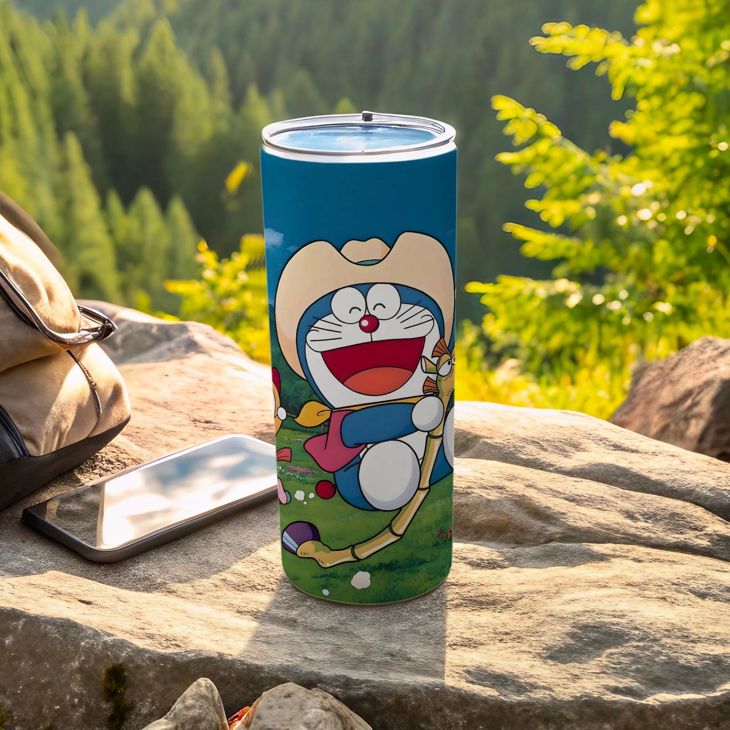 Colorful Cartoon Character Outdoor Travel Tumbler