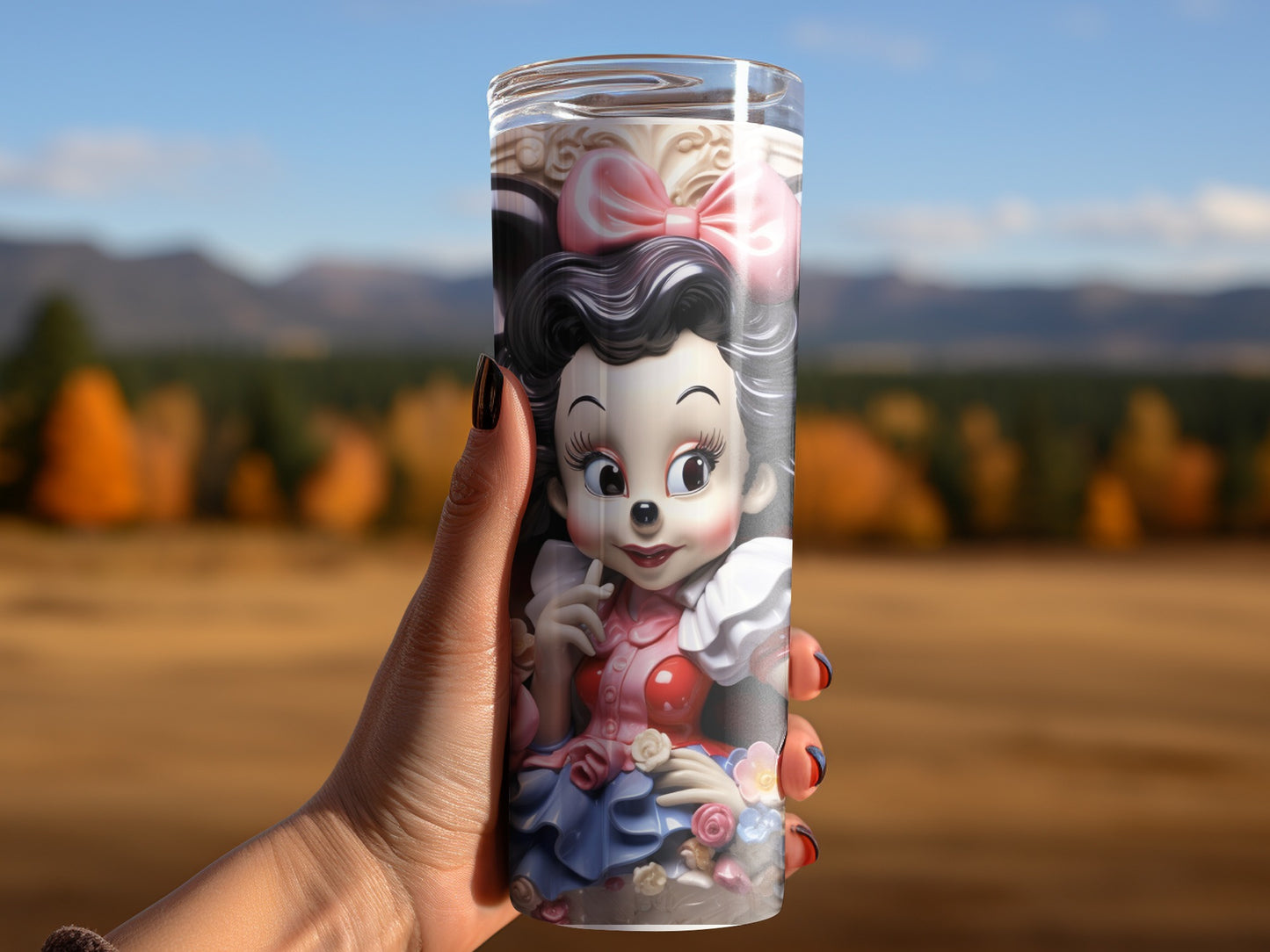 Adorable Character Design Vacuum Insulated Tumbler