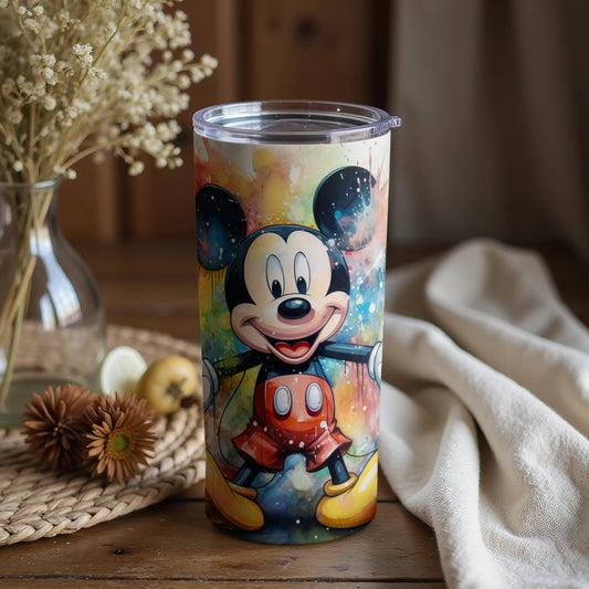 Vibrant Classic Mickey Mouse Tumbler for All Ages