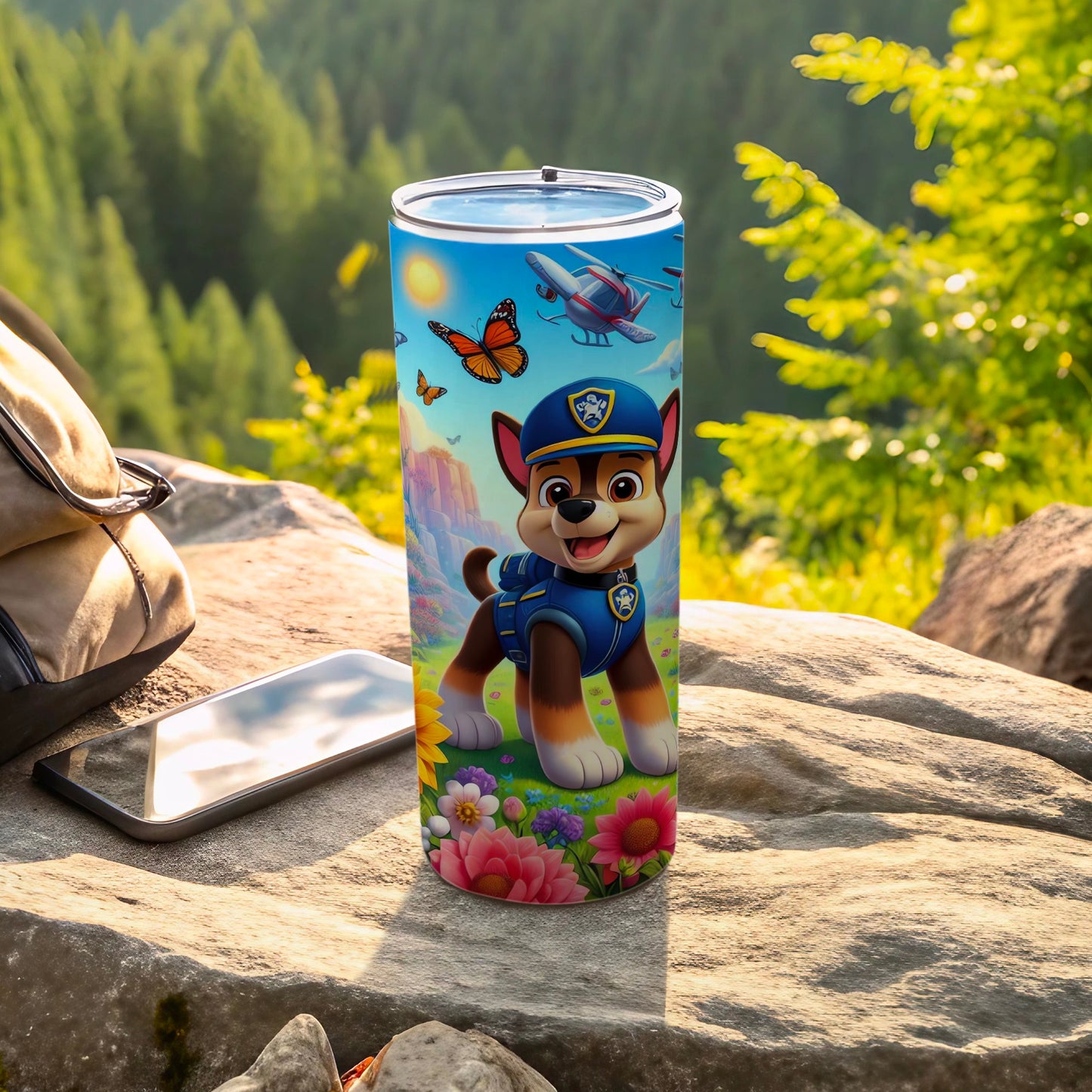 Colorful Adventure Paw Patrol Themed Travel Mug