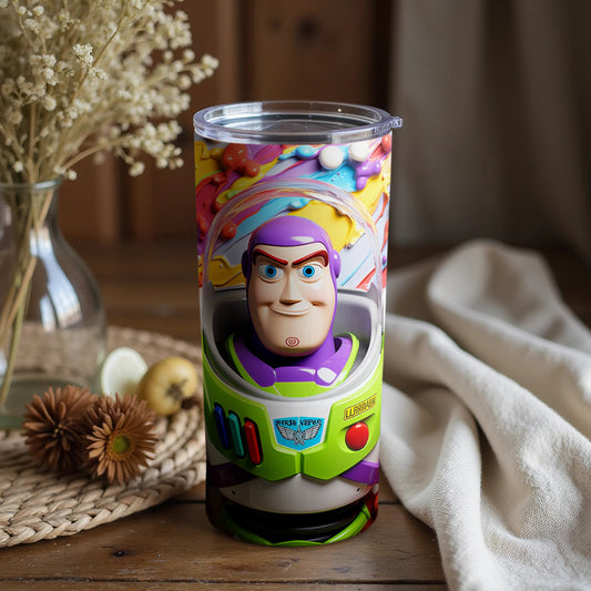 Buzz Lightyear Colorful Characters Tumbler