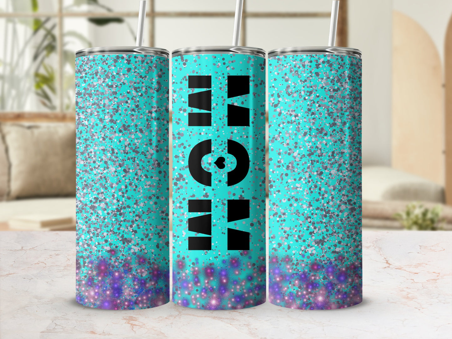 I Heart Cheetah Print Tumblers Sparkle Design Tumblers