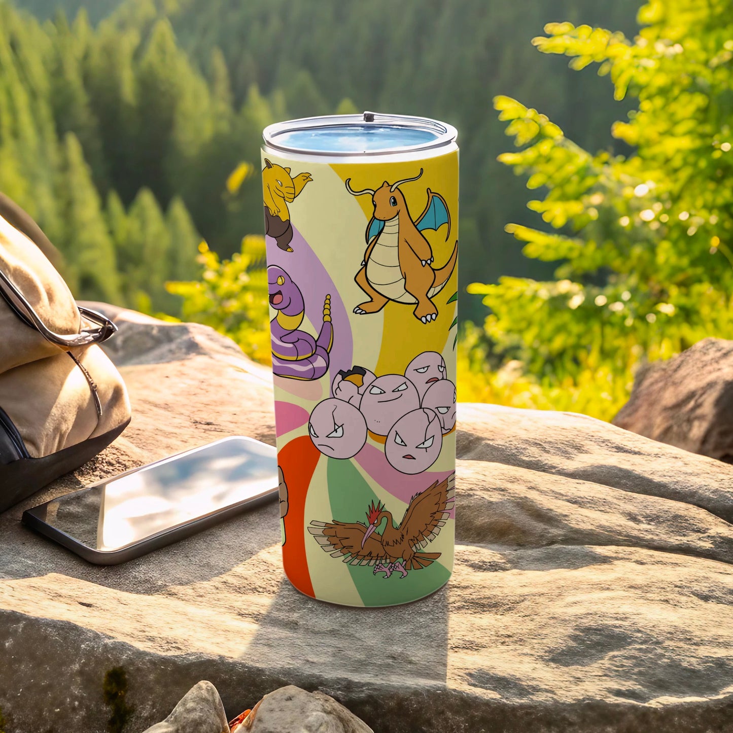 Colorful Cartoon Character Insulated Travel Tumbler