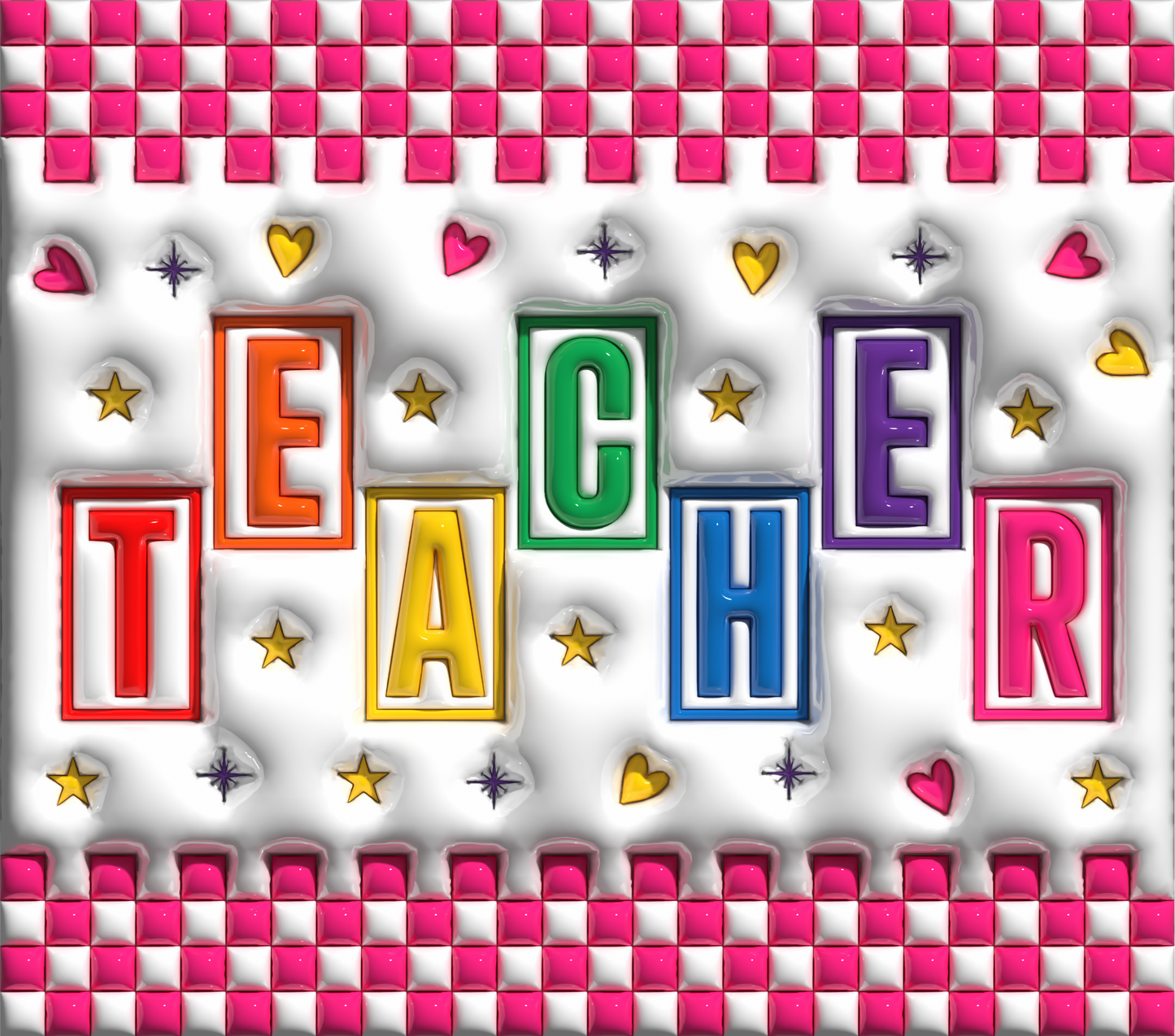 Teacher Tumbler Pink