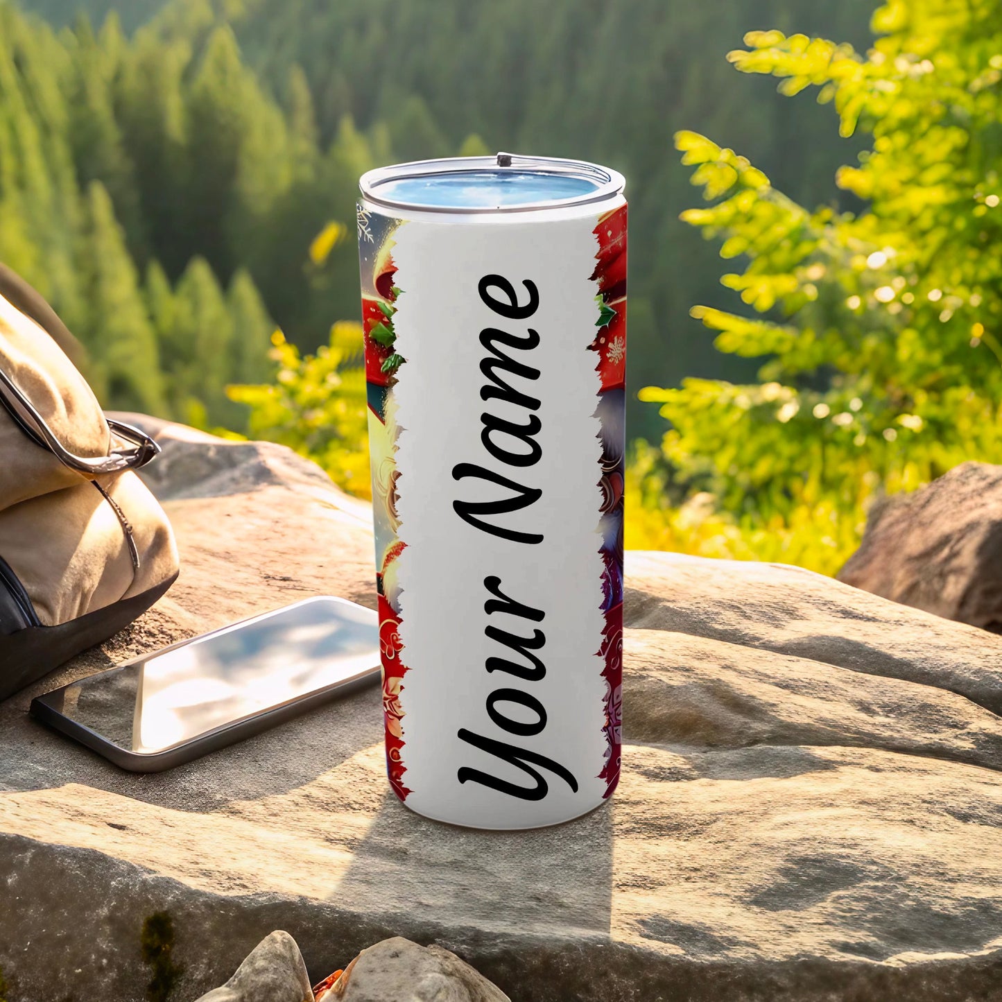 Personalized Your Name Stainless Tumbler Flask Product